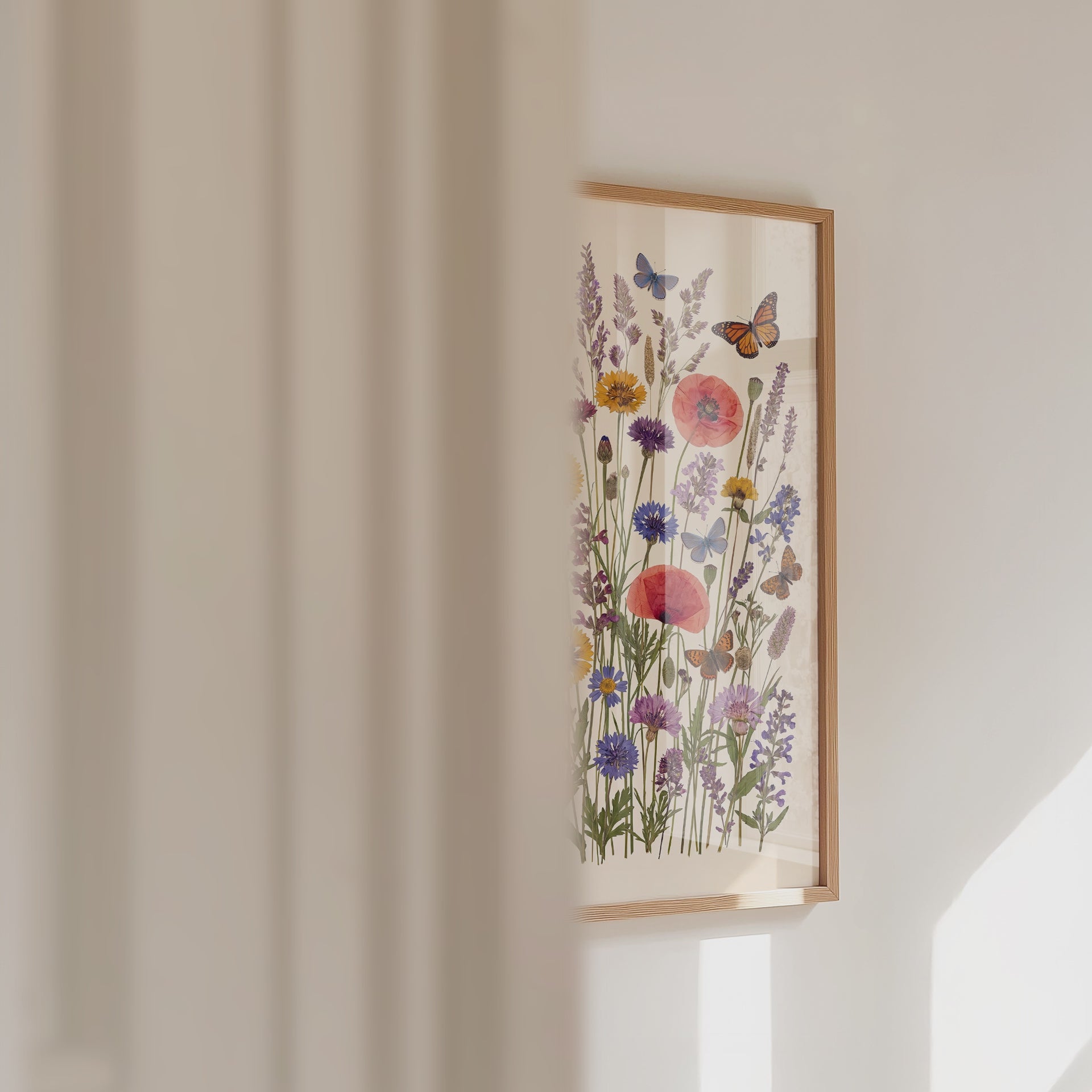 Colurful Wildflower Meadow Poster – väggvideo