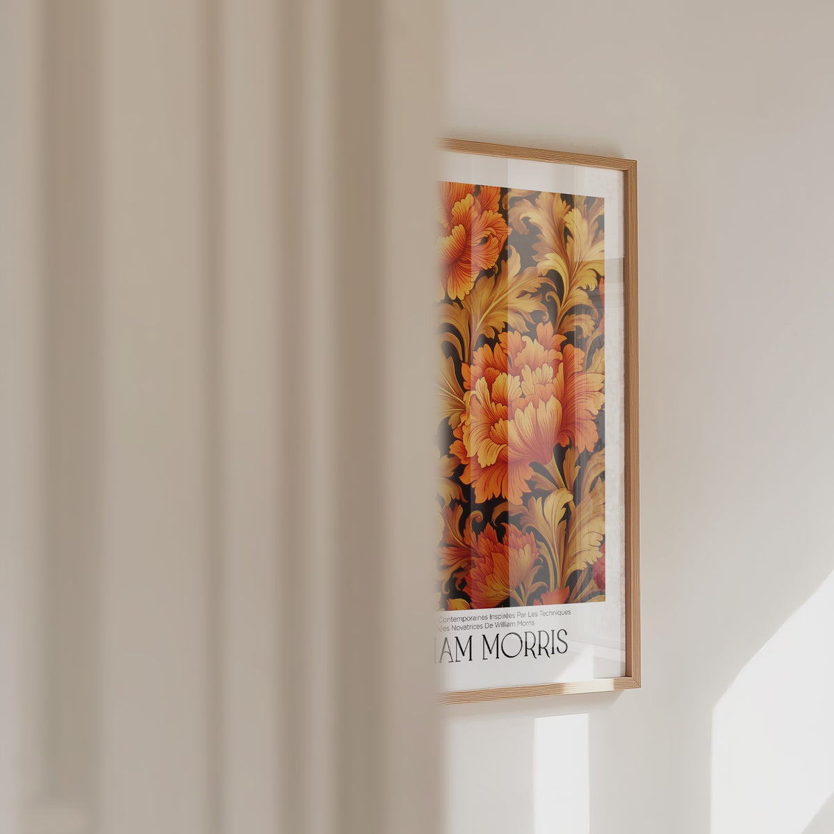 William Morris Amber Florals Poster – väggvideo
