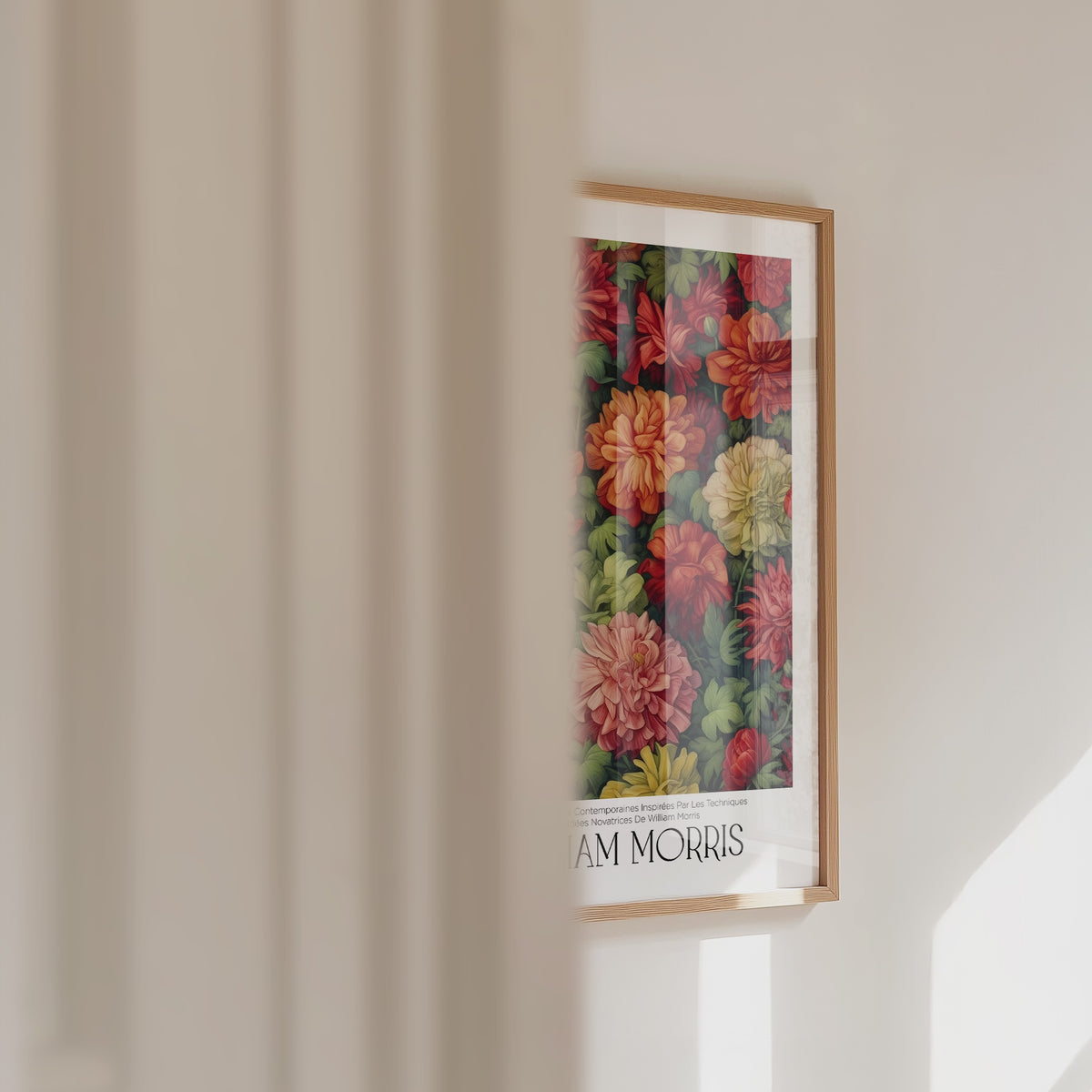 William Morris Autumn Garden Bloom Poster – väggvideo