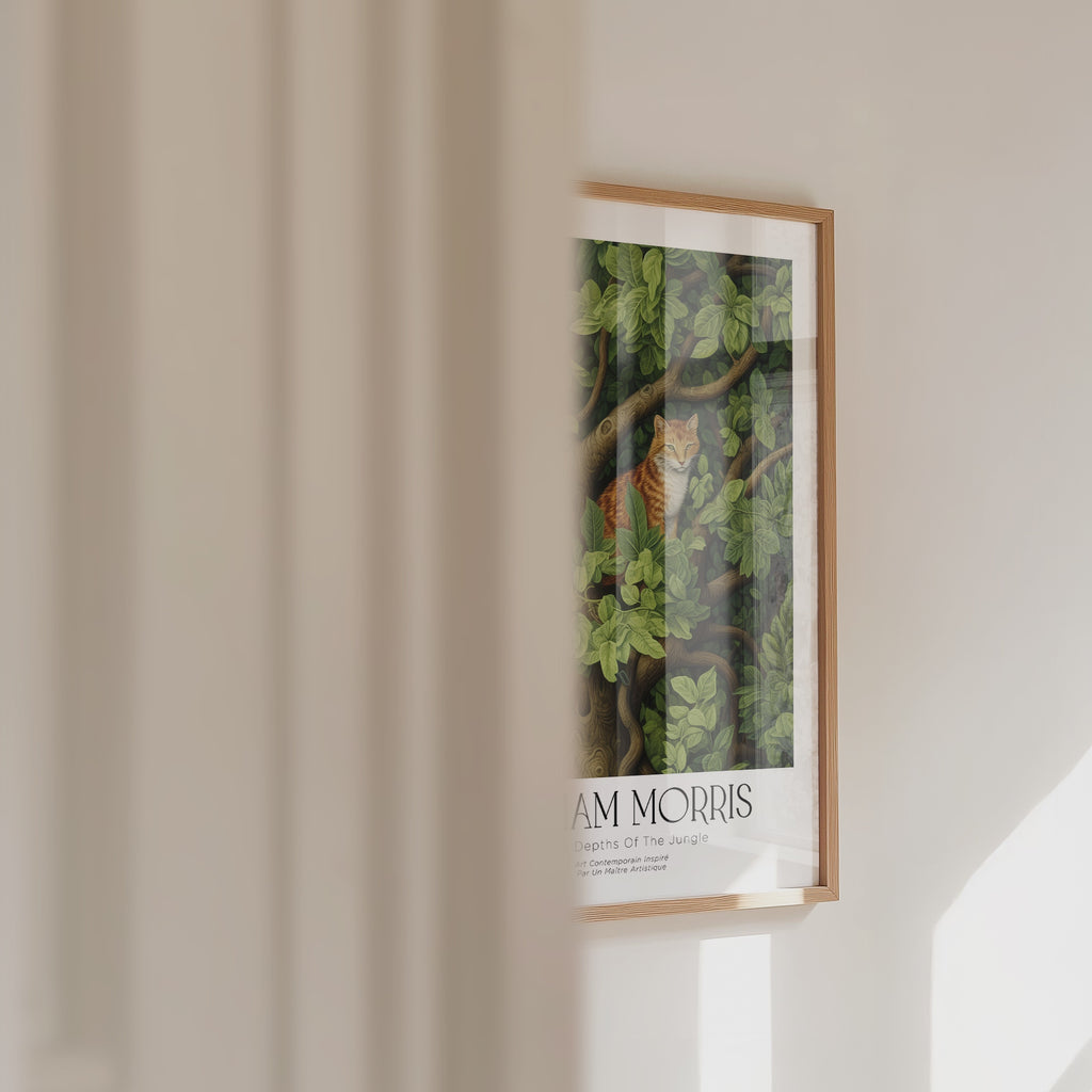 William Morris Hidden Fox Canopy Poster – väggvideo