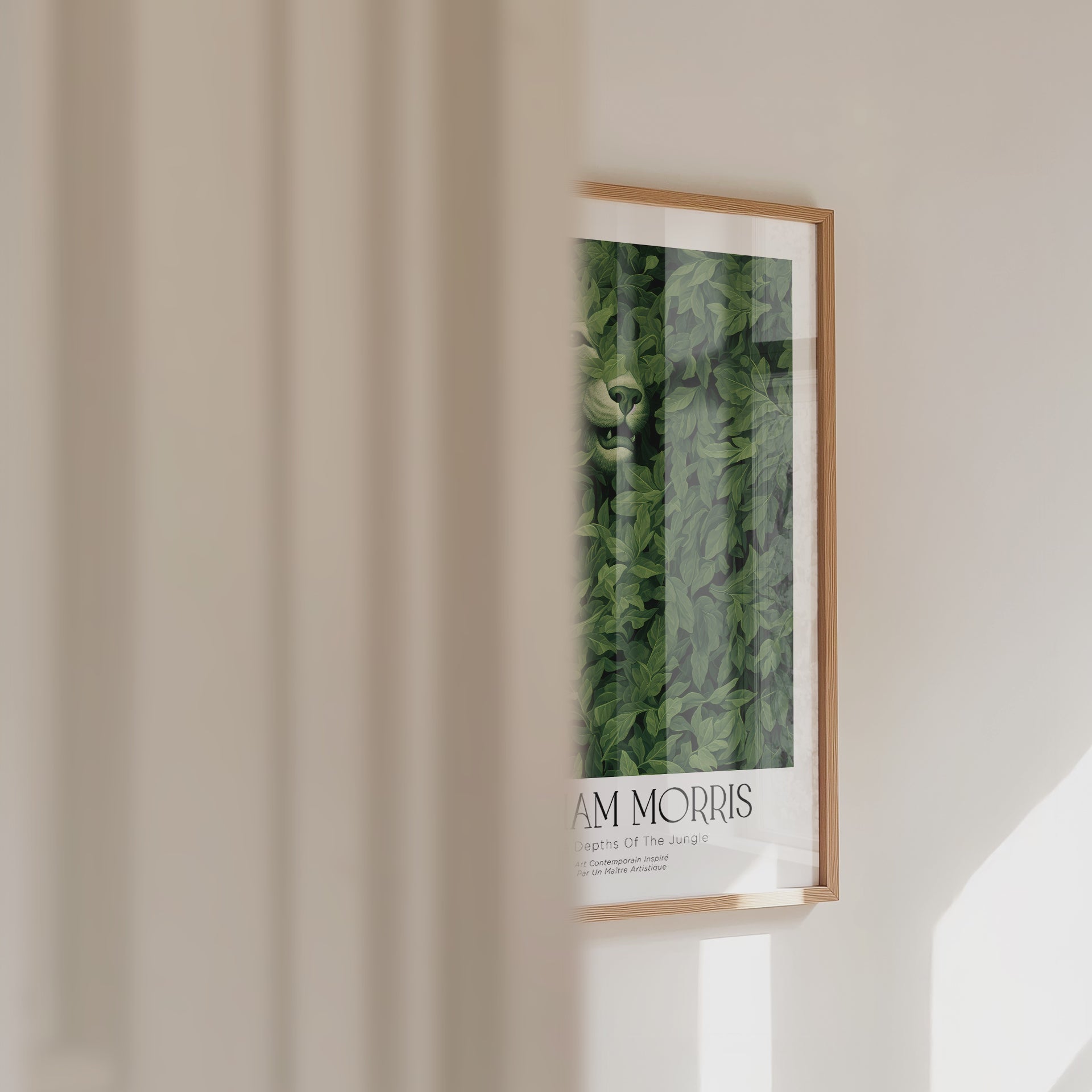 William Morris Hidden Lion Poster – väggvideo