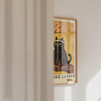Kuro Neko Sakura Cat Poster – väggvideo