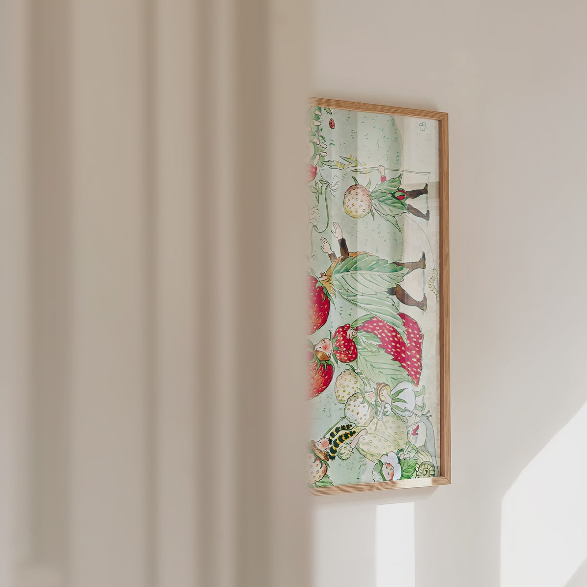 Elsa Beskow Jordgubbens folk Poster – väggvideo