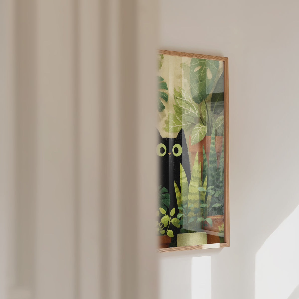 Garden Cat Poster – väggvideo