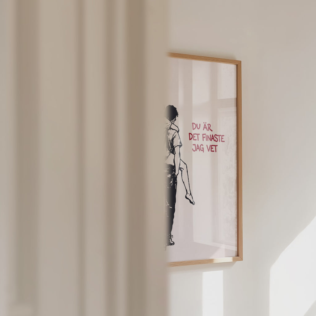 Du Är Det Finaste Jag Vet Poster – väggvideo